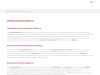 versicherungsrecht-oldenburg.de Webseite Vorschau