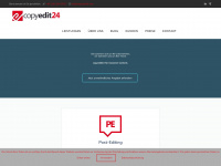 copyedit24.com Webseite Vorschau