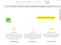 klemm-blum.de Webseite Vorschau
