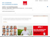 spd-uckermark.de Webseite Vorschau