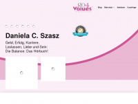 danielaszasz.com Webseite Vorschau