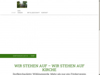 dorfkirche-aktiv.de Webseite Vorschau