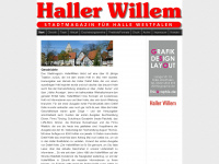 hallerwillem.net Webseite Vorschau