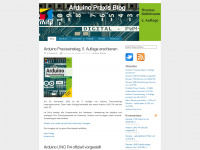 arduino-praxis.ch Webseite Vorschau