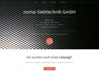 noma-siebtechnik.de Webseite Vorschau