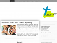 josua-kirche.de Webseite Vorschau