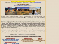 tschad-expeditionen.de Webseite Vorschau