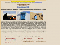 tunesien-expeditionen.de Webseite Vorschau