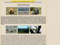 reisen-tanzania.de Webseite Vorschau