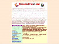 zigeunerorakel.com Webseite Vorschau