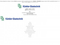 künkler-glastechnik.de Webseite Vorschau