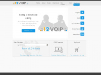 12voip.com Webseite Vorschau