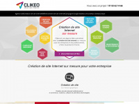 clikeo.fr Webseite Vorschau