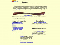 woodenpropeller.com Webseite Vorschau