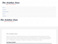 theaviationzone.com Webseite Vorschau