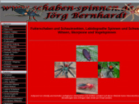schaben-spinnen.de Webseite Vorschau