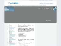 acentiss.de Webseite Vorschau