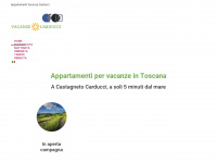 vacanzecarducci.it Webseite Vorschau
