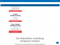 heilpraktikerausbildung24.de Webseite Vorschau