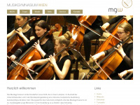 mgw.at Webseite Vorschau