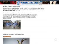 mkg-kornblumenblau.de Webseite Vorschau