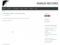 ikarusrecords.ch Webseite Vorschau