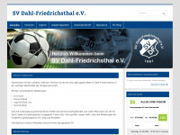 sv-dahl-friedrichsthal.de Webseite Vorschau