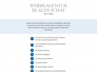 werbeagentur-blauesschaf.de Webseite Vorschau