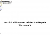 stadtkapelle-warstein.de Webseite Vorschau