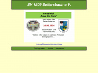 sv1809-seifersbach.de Webseite Vorschau