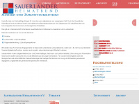 sauerlaender-heimatbund.de Webseite Vorschau