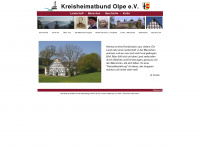 kreisheimatbund-olpe.de Webseite Vorschau