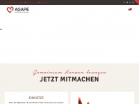 agape.ch Webseite Vorschau