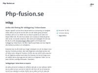 php-fusion.se Webseite Vorschau