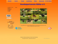 hundesportverein-roetha.de Webseite Vorschau