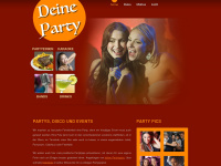 aura-partytempel.de Webseite Vorschau