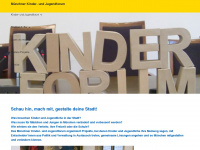 kinderforum-muenchen.de Webseite Vorschau