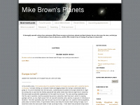 mikebrownsplanets.com Webseite Vorschau