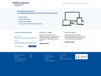 ebm-guidelines.at Webseite Vorschau