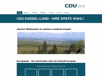 cdu-kassel-land.de Webseite Vorschau