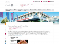 med.uni-rostock.de Webseite Vorschau