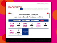 backblech.com Webseite Vorschau