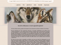 karins-wolfsgallery.de Webseite Vorschau
