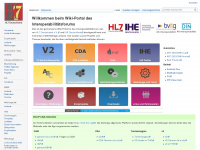 wiki.hl7.de Webseite Vorschau