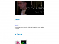 colinfahey.com Webseite Vorschau
