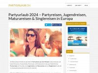partyurlaub.ch Webseite Vorschau