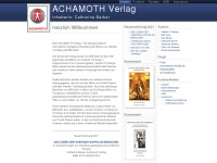 achamoth.de Webseite Vorschau