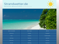 strandwetter.de Webseite Vorschau