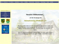 heimatverein-wildbach.de Webseite Vorschau