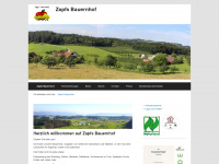 zapfs-bauernhof.de Webseite Vorschau